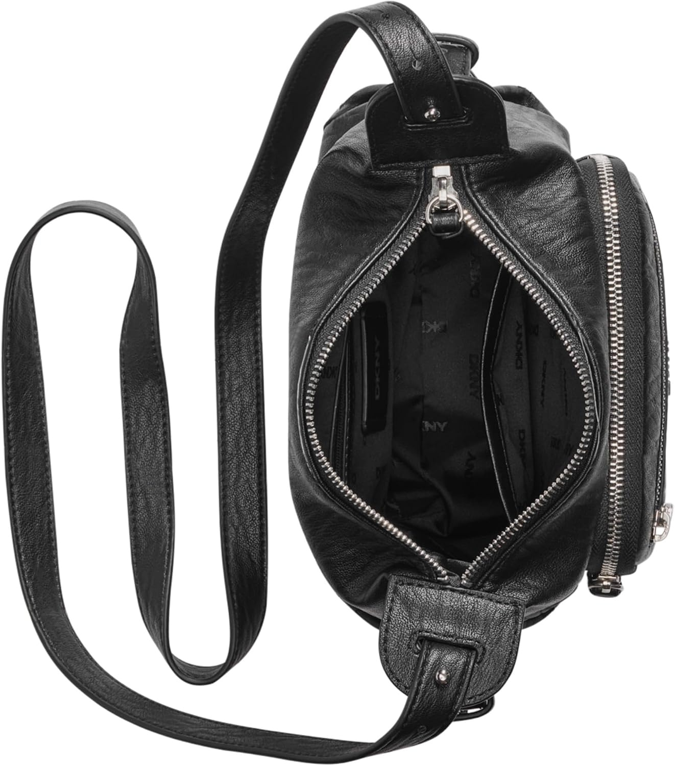 image:imageDKNY Womens Shar CrossbodyBlackSilver