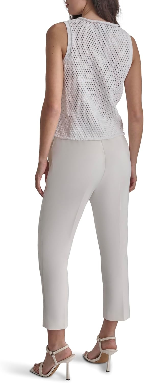 image:imageDKNY Womens Sleeveless Tank Top BlouseWhite