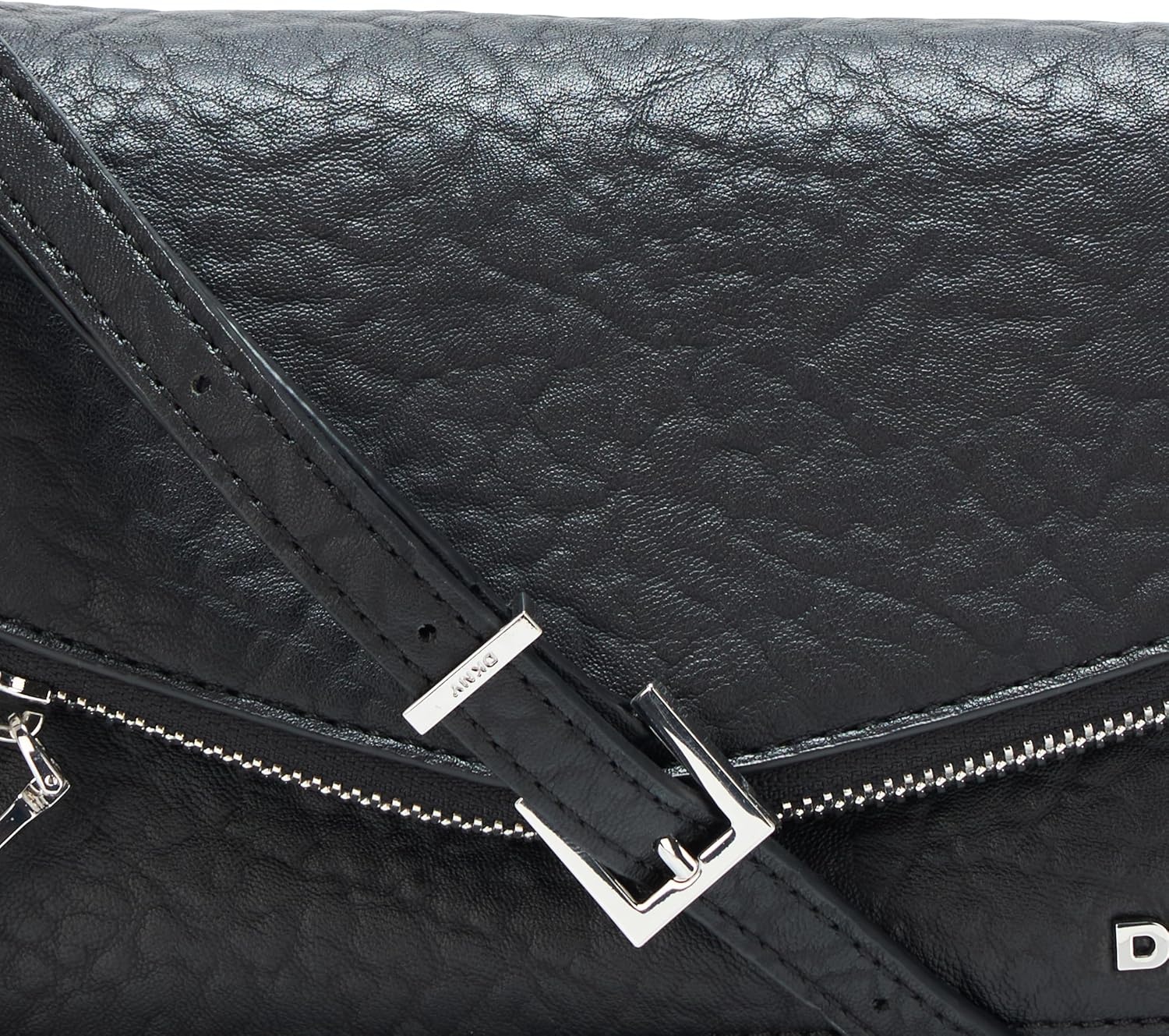 image:imageDKNY Womens Taryn Small CrossbodyBlackSilver