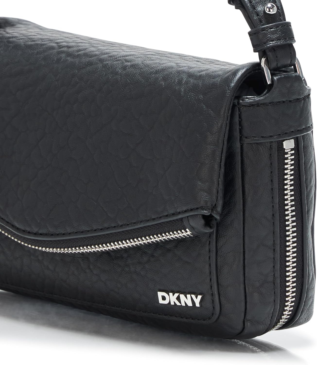 image:imageDKNY Womens Taryn Small CrossbodyBlackSilver