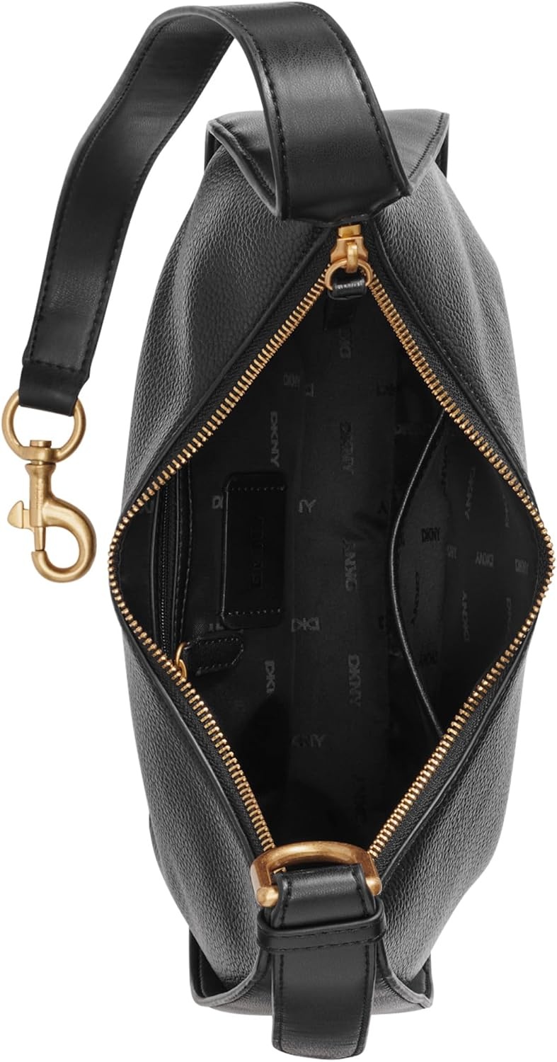 image:imageDKNY Womens Thyme Hobo BagBlackGold