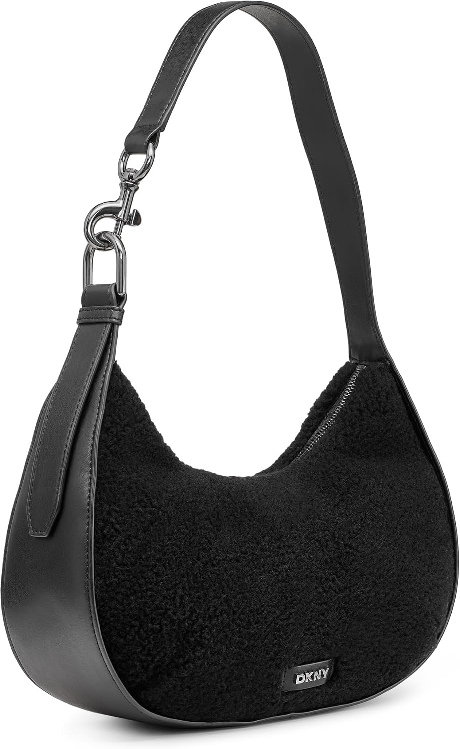 image:imageDKNY Womens Thyme Hobo BagBlackGunmetal