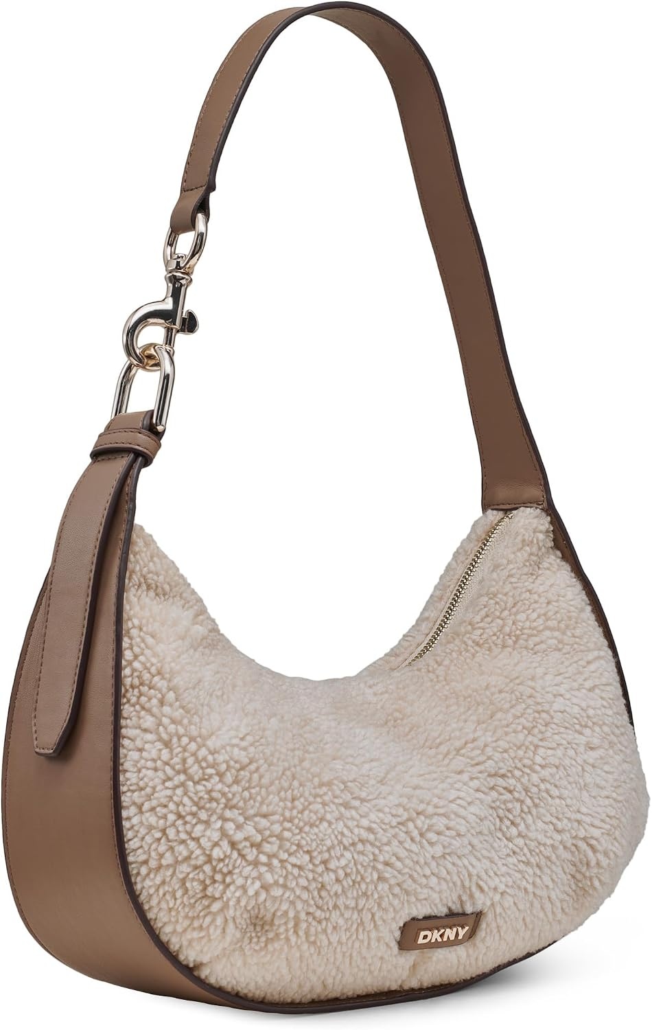 image:imageDKNY Womens Thyme Hobo BagIvoryShitake