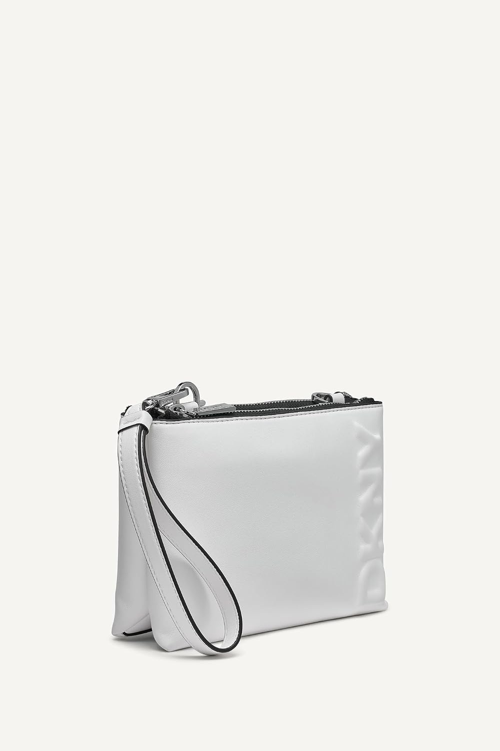 image:imageDKNY Womens Tinsley Small Wristlet CrossbodyMarshmallow
