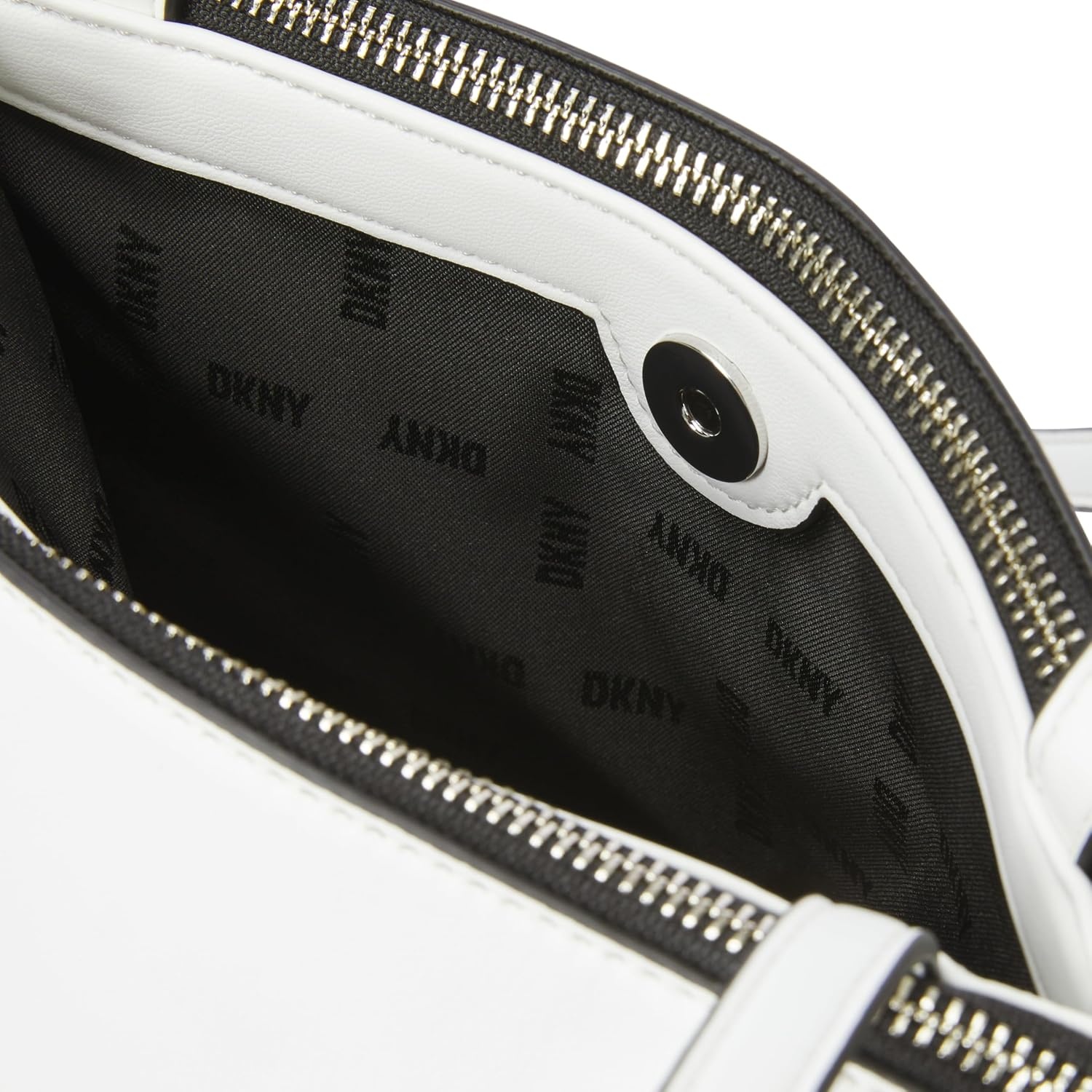 image:imageDKNY Womens Tinsley Tote BagOptic WhiteBlack