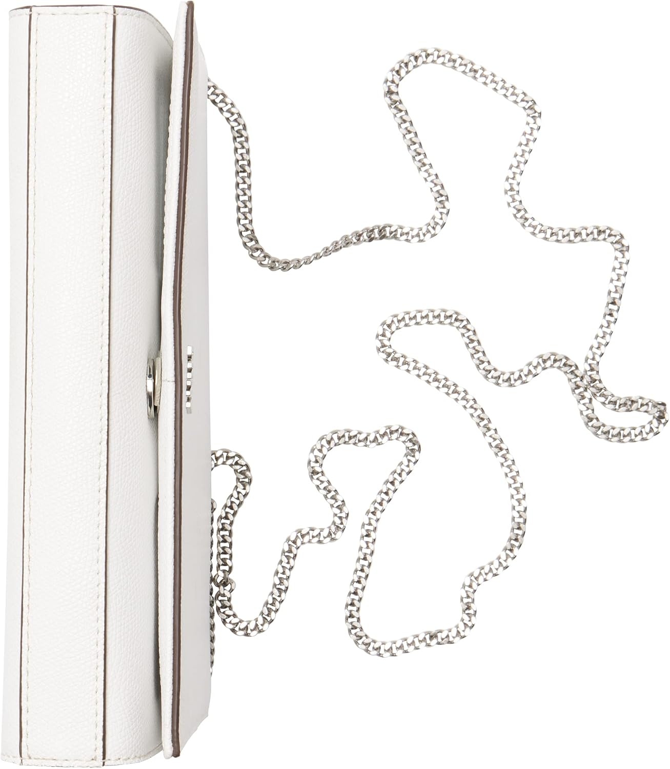 image:imageDKNY Womens Twiggy Clutch Crossbody BagOptic White