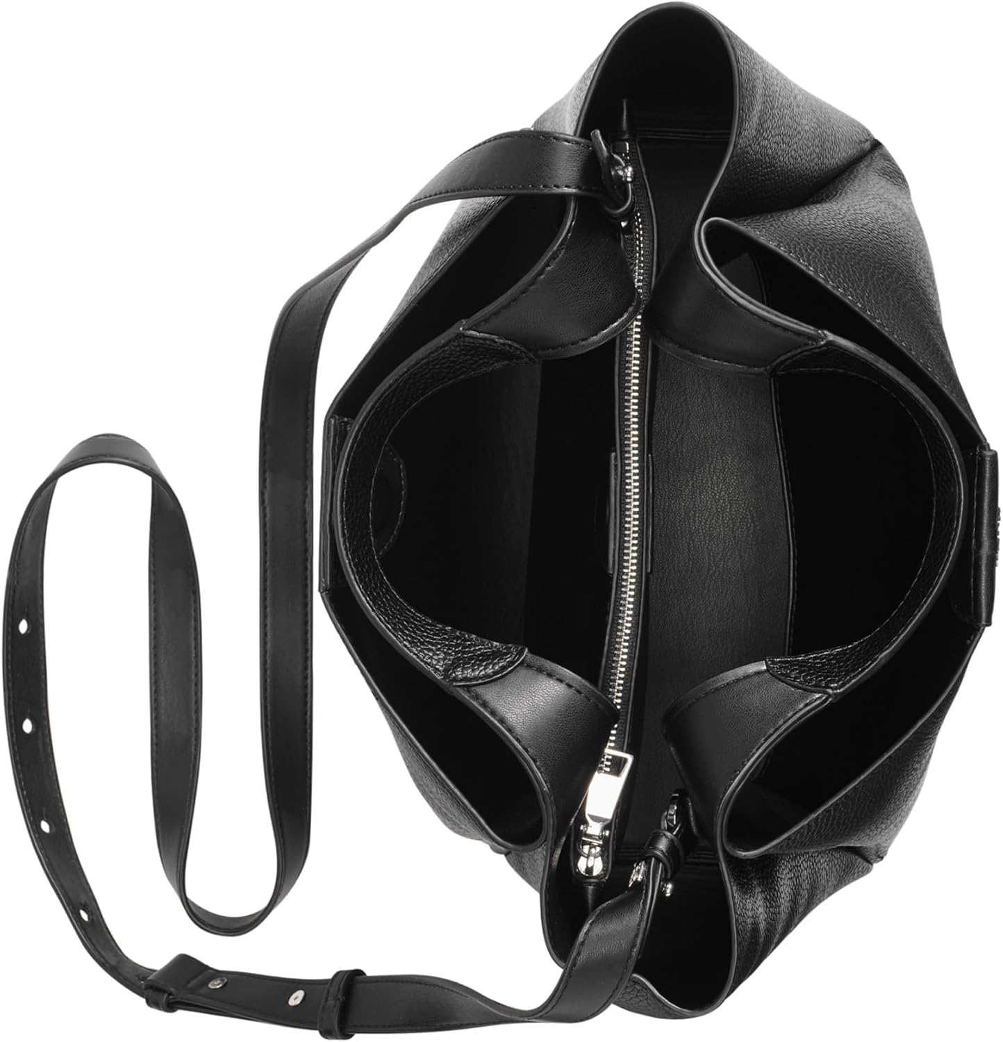 image:imageDKNY Womens Willa Top Handle SatchelBlackSilver