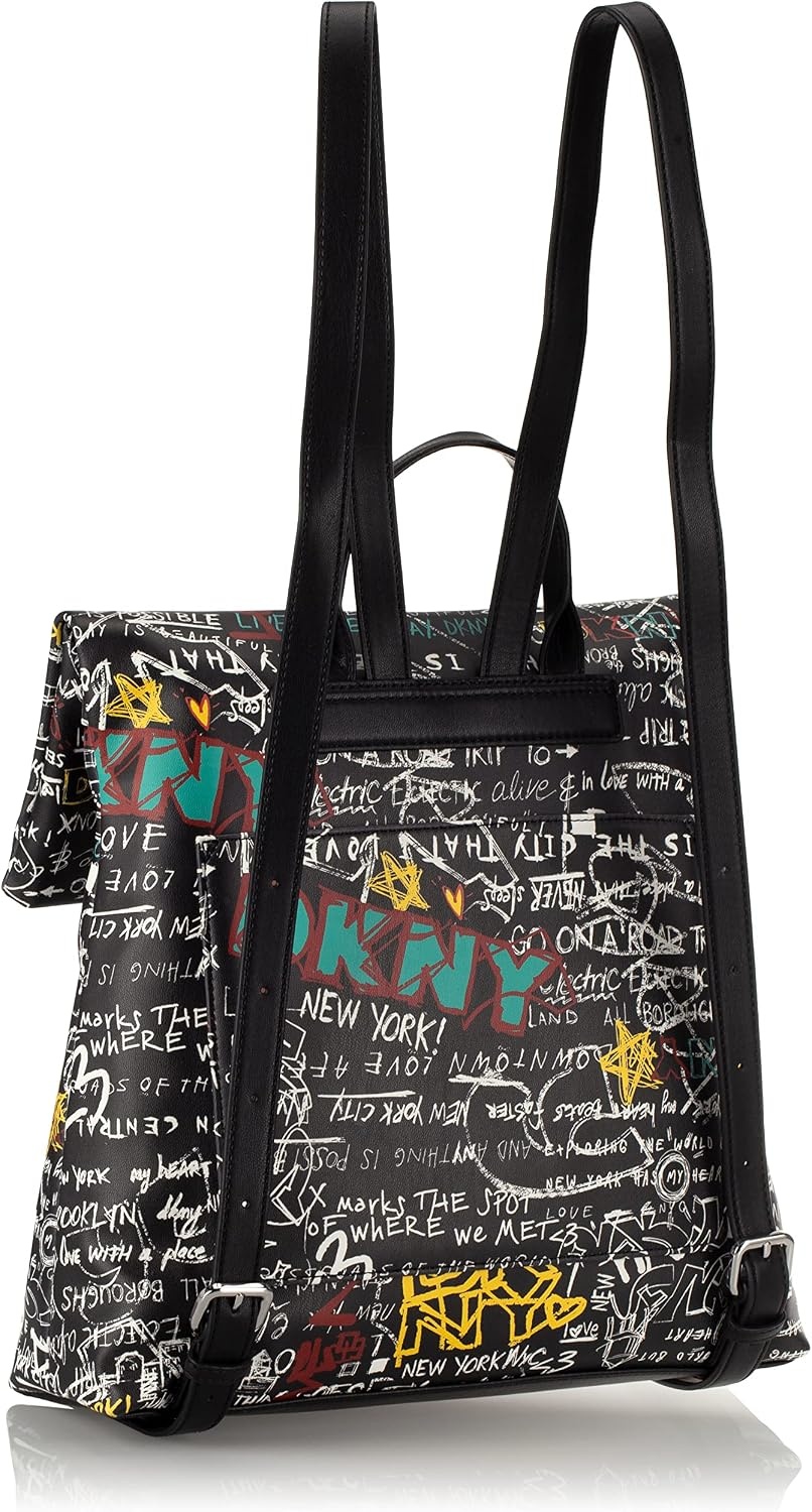 image:imageDKNY womens Handbags BACKPACKDNMBLACKMEDIUMBlackGray