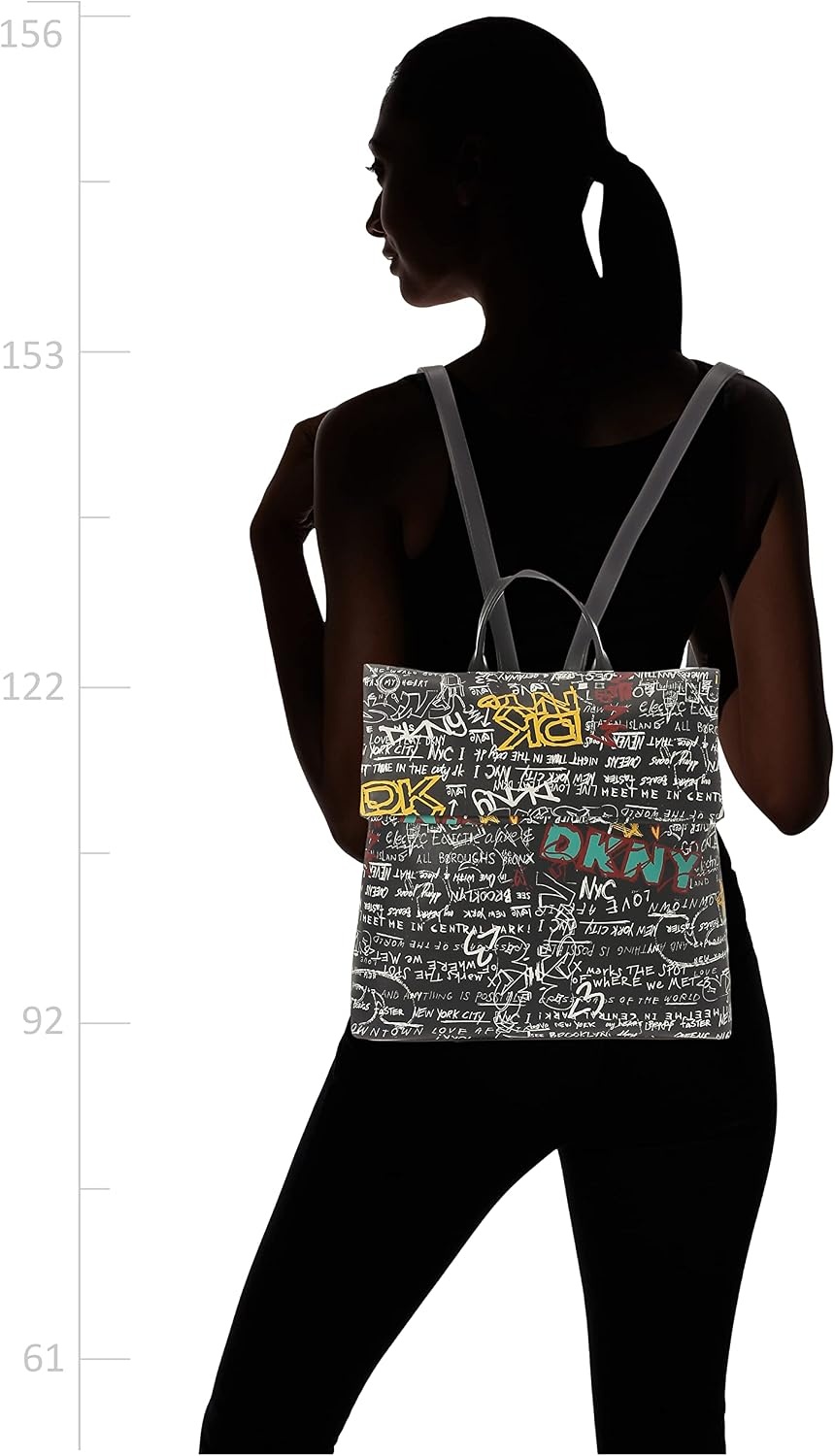 image:imageDKNY womens Handbags BACKPACKDNMBLACKMEDIUMBlackGray