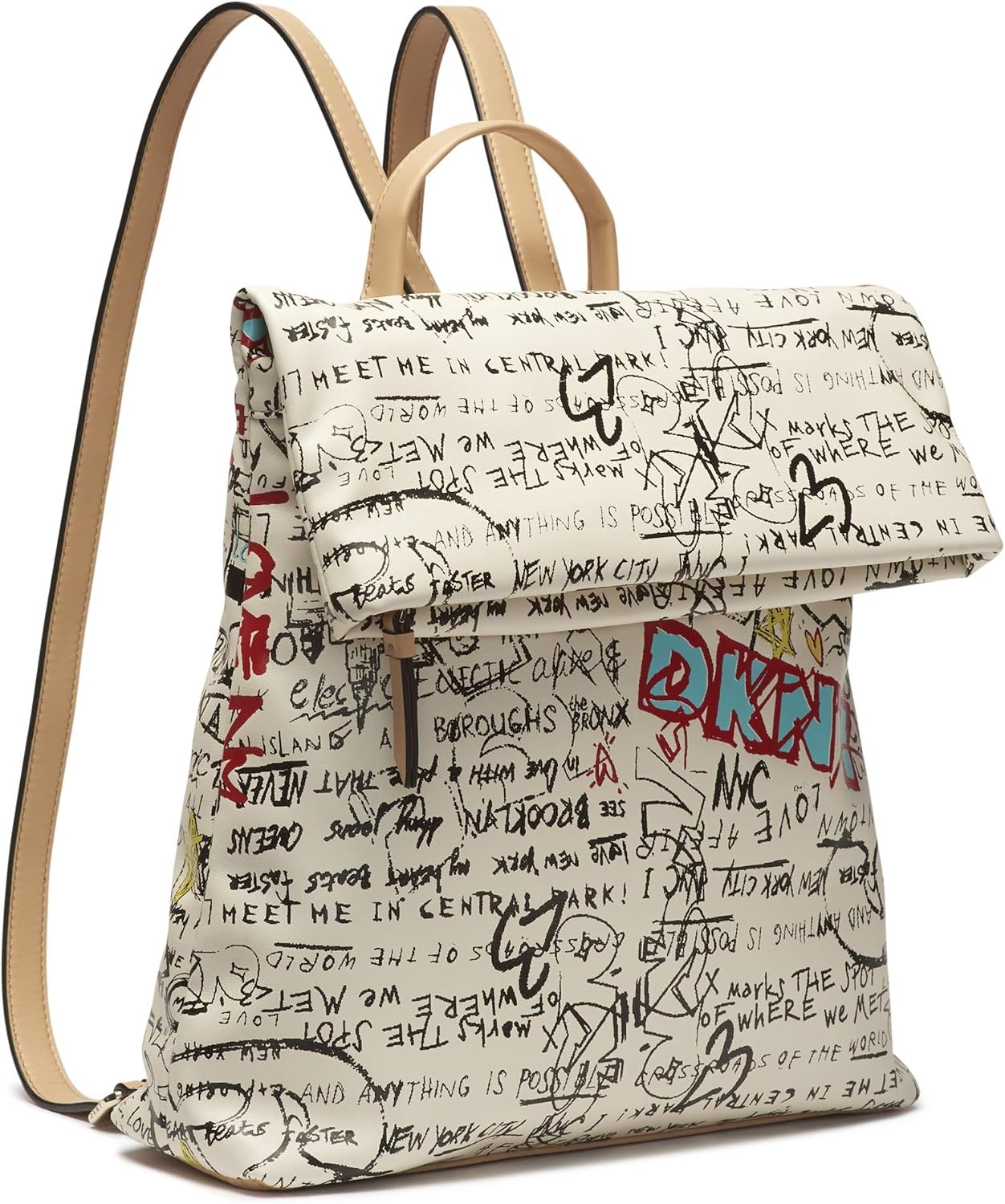 image:imageDKNY womens Handbags BACKPACKDNMBLACKMEDIUMWhiteGray