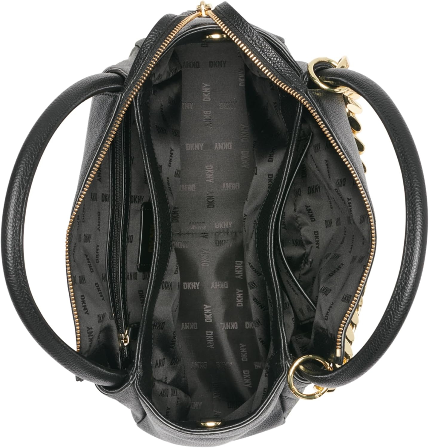 image:imageDKNY womens Sabina SatchelBlackGold