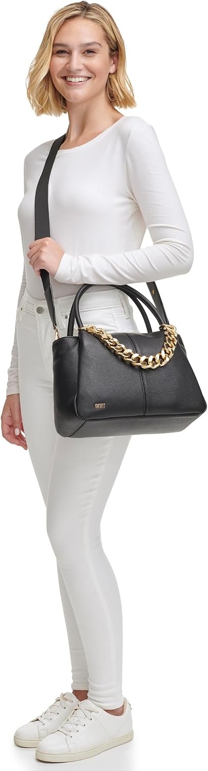 image:imageDKNY womens Sabina SatchelBlackGold