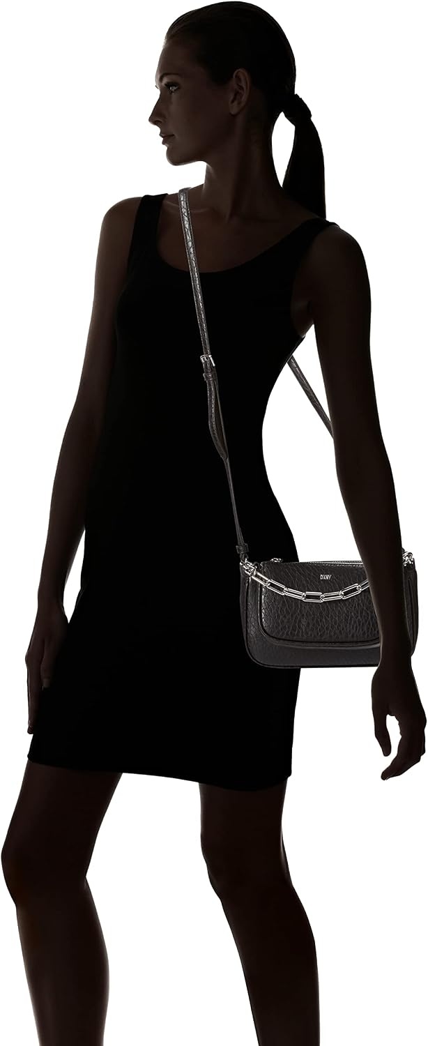 image:imageLexi Double Demi Crossbody LegacyBlackSilver Legacy