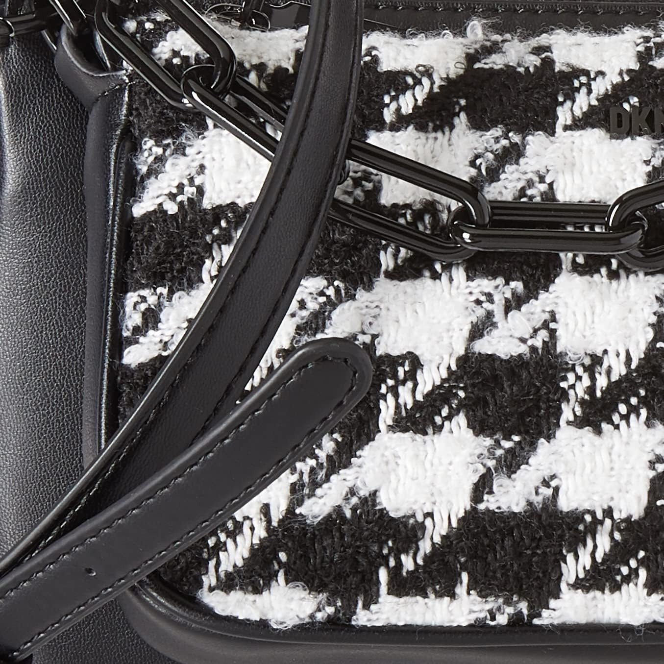 image:imageLexi Double Demi Crossbody LegacyBlackWhite Houndstooth
