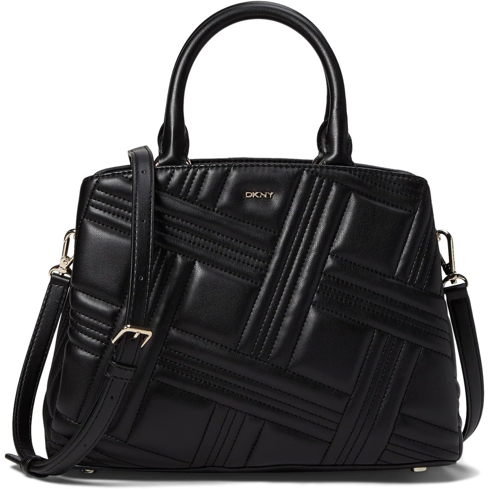 image:imageDKNY Womens Allen Medium SatchelBlackGold