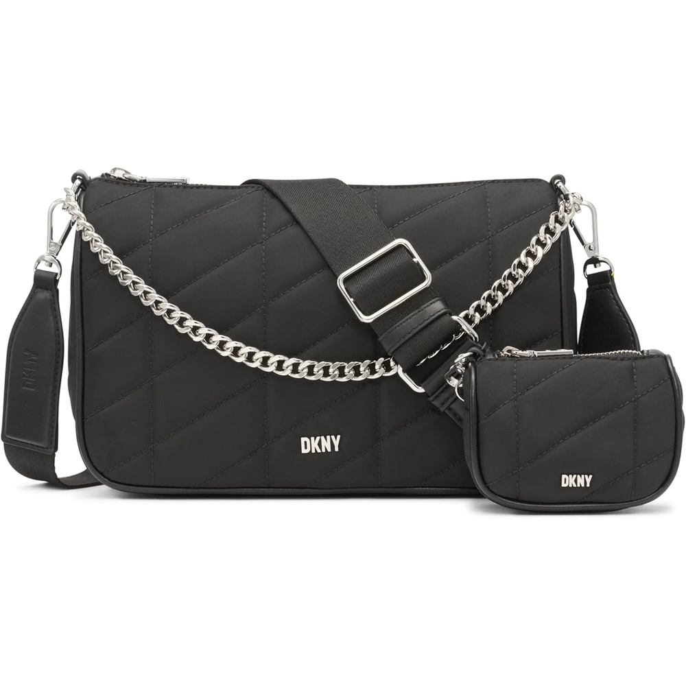 image:imageDKNY Womens Bodhi CrossbodyBlackSilver