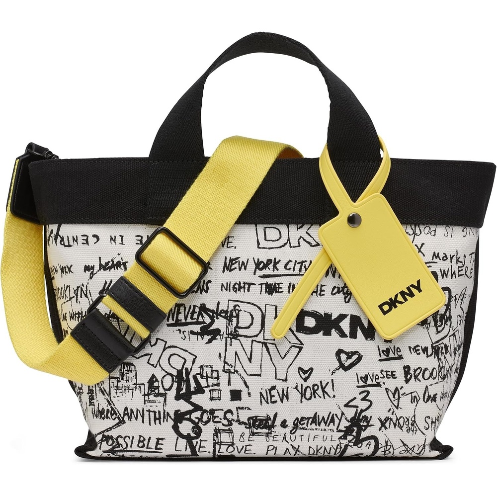 image:imageDKNY Womens Brady CrossbodyBlackDaffodil