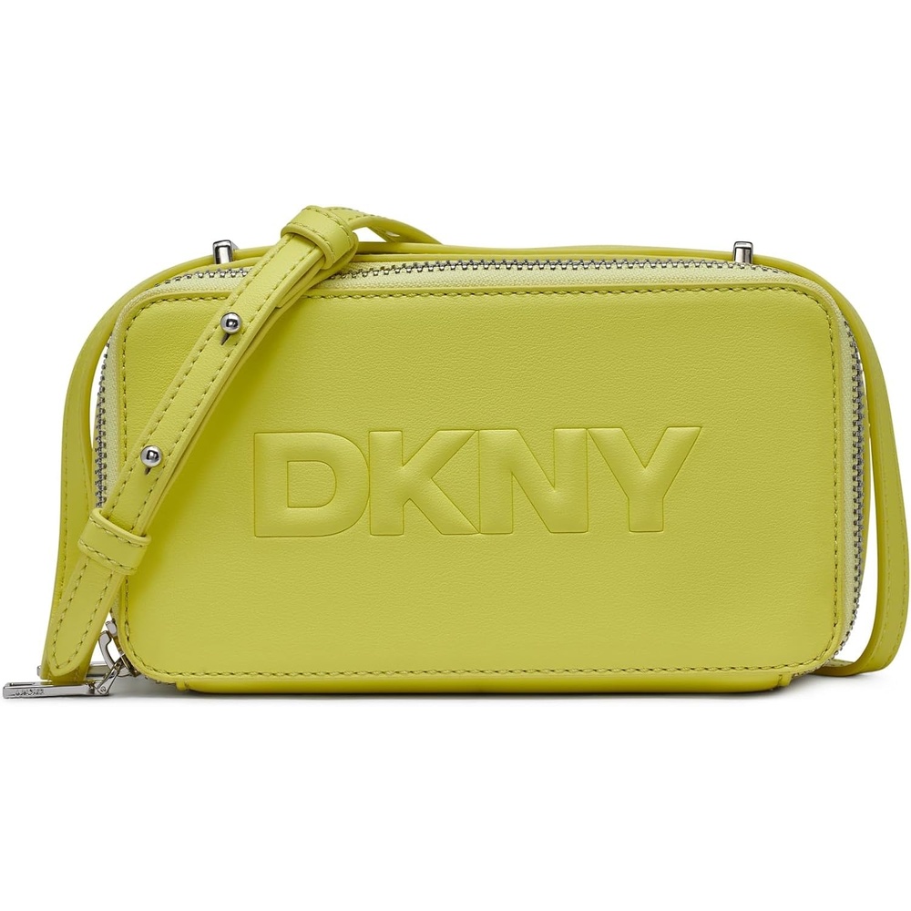 image:imageDKNY Womens Carter Logo Camera CrossbodyAcid Yellow