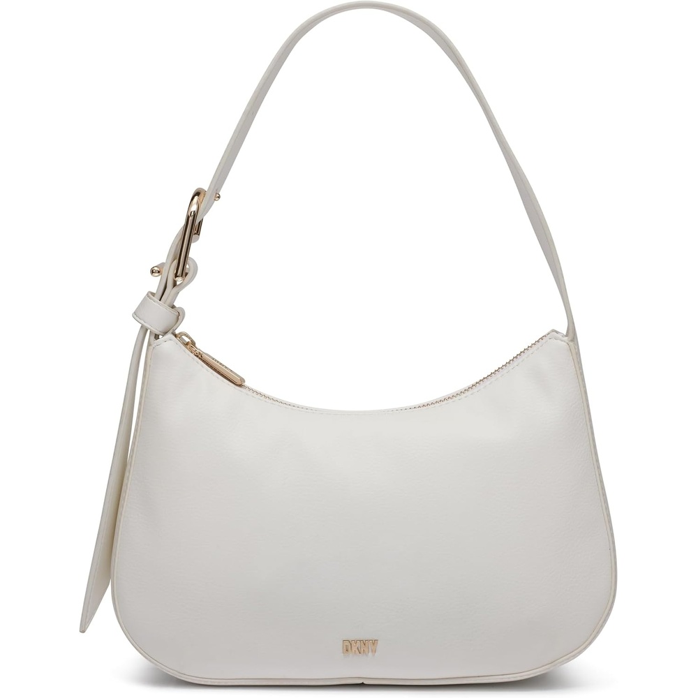 image:imageDKNY Womens Deena Shoulder BagOptic WhiteGold