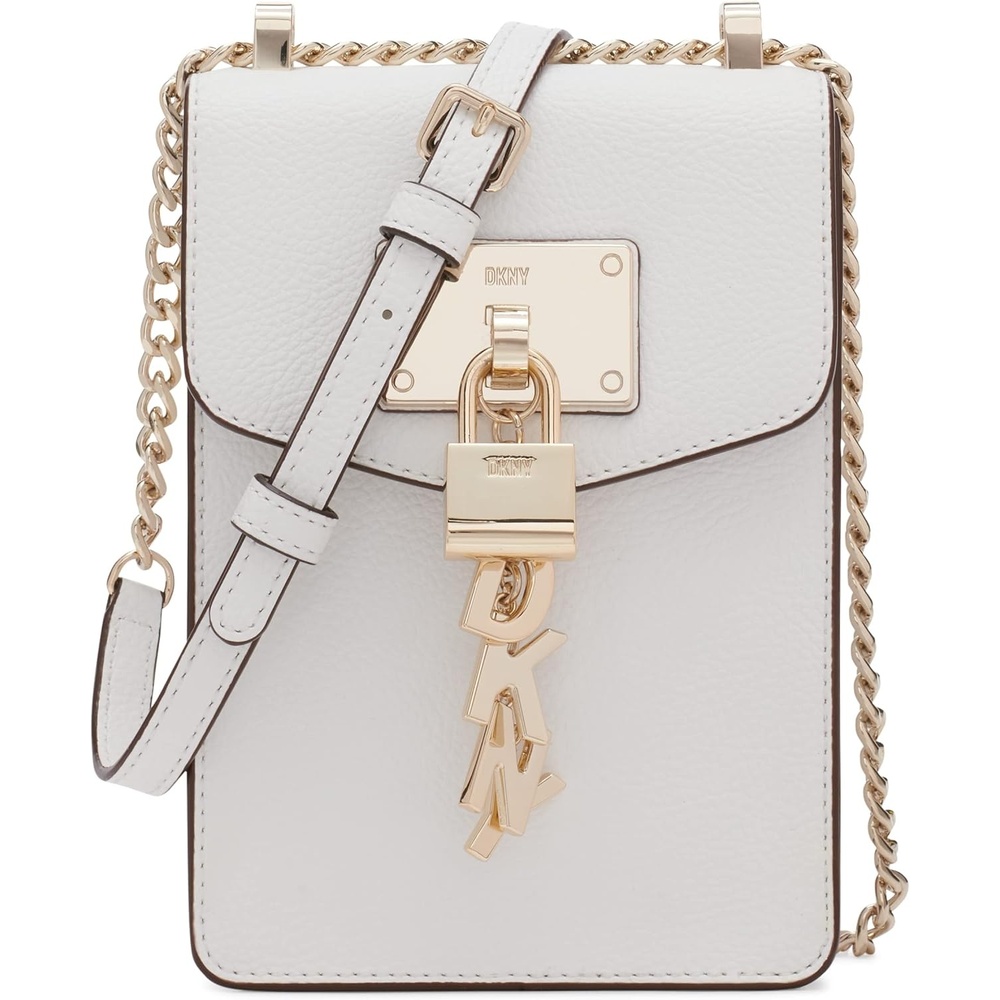 image:imageDKNY Womens Elissa Phone CrossbodyOptic White Legacy