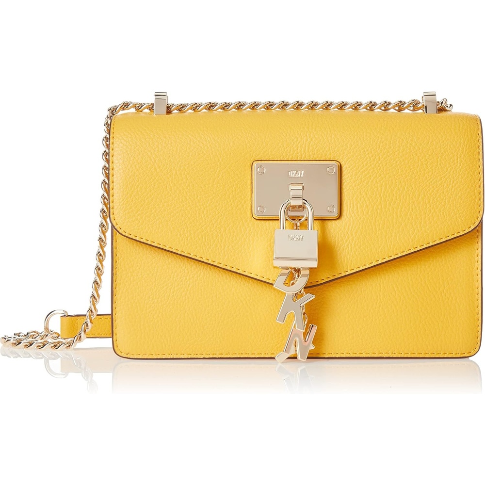 image:imageDKNY Womens Elissa Small Shoulder Bag with Logo CharmSahara