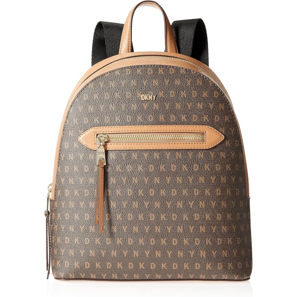 image:imageDKNY Womens Handbags BackpackBLKGOLDlargeMochaCashew