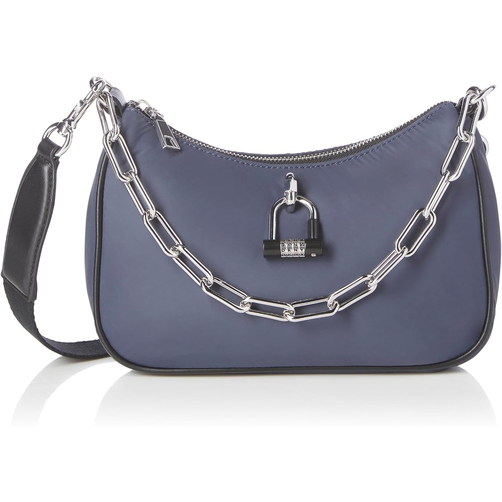 image:imageDKNY Womens Harper Chain CrossbodyDark Denim