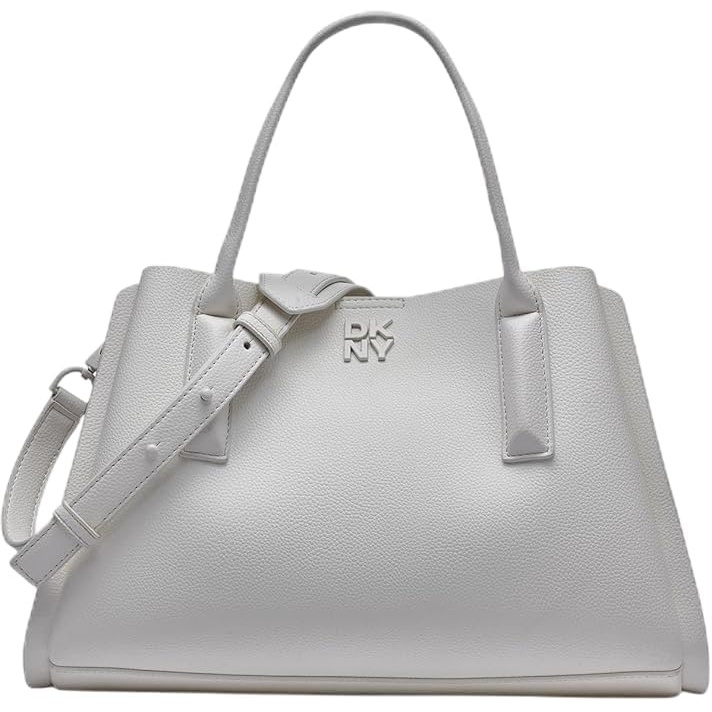 image:imageDKNY Womens Josie Satchel Bag With Adjustable StrapMarshmallow
