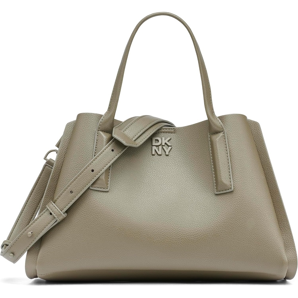 image:imageDKNY Womens Josie Satchel Bag With Adjustable StrapUtility Green