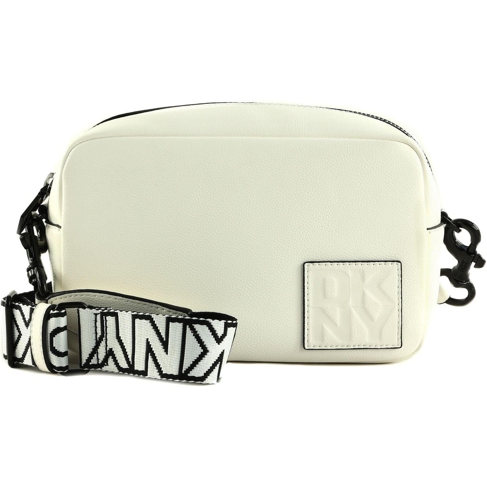 image:imageDKNY Womens Kenza Camera CrossbodyOptic WhiteBlack
