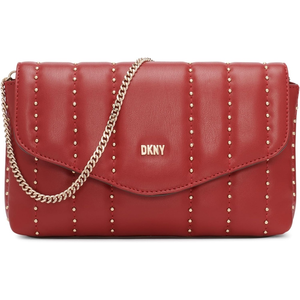 image:imageDKNY Womens Lexington Park Clutch SCARLET One Size