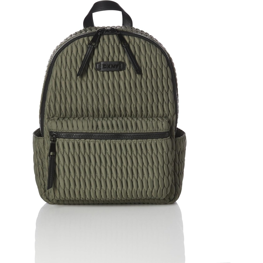 image:imageDKNY Womens Mack Quilted Nylon BackpackOlive1SZOlive