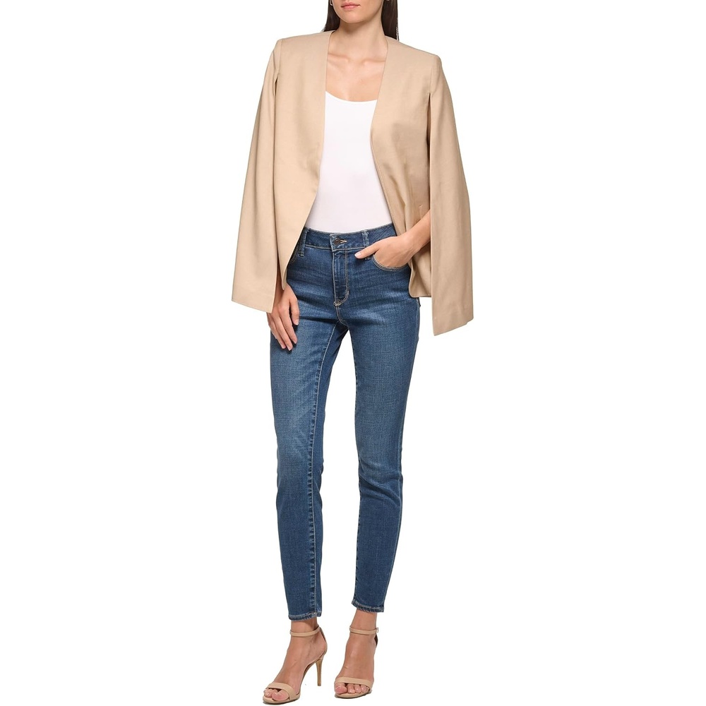 image:imageDKNY Womens Open Front Blazer CapeGinger