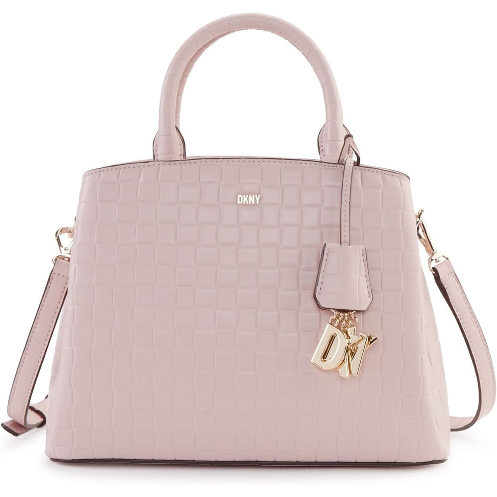 image:imageDKNY Womens Paige Snake Skin Medium SatchelLotus