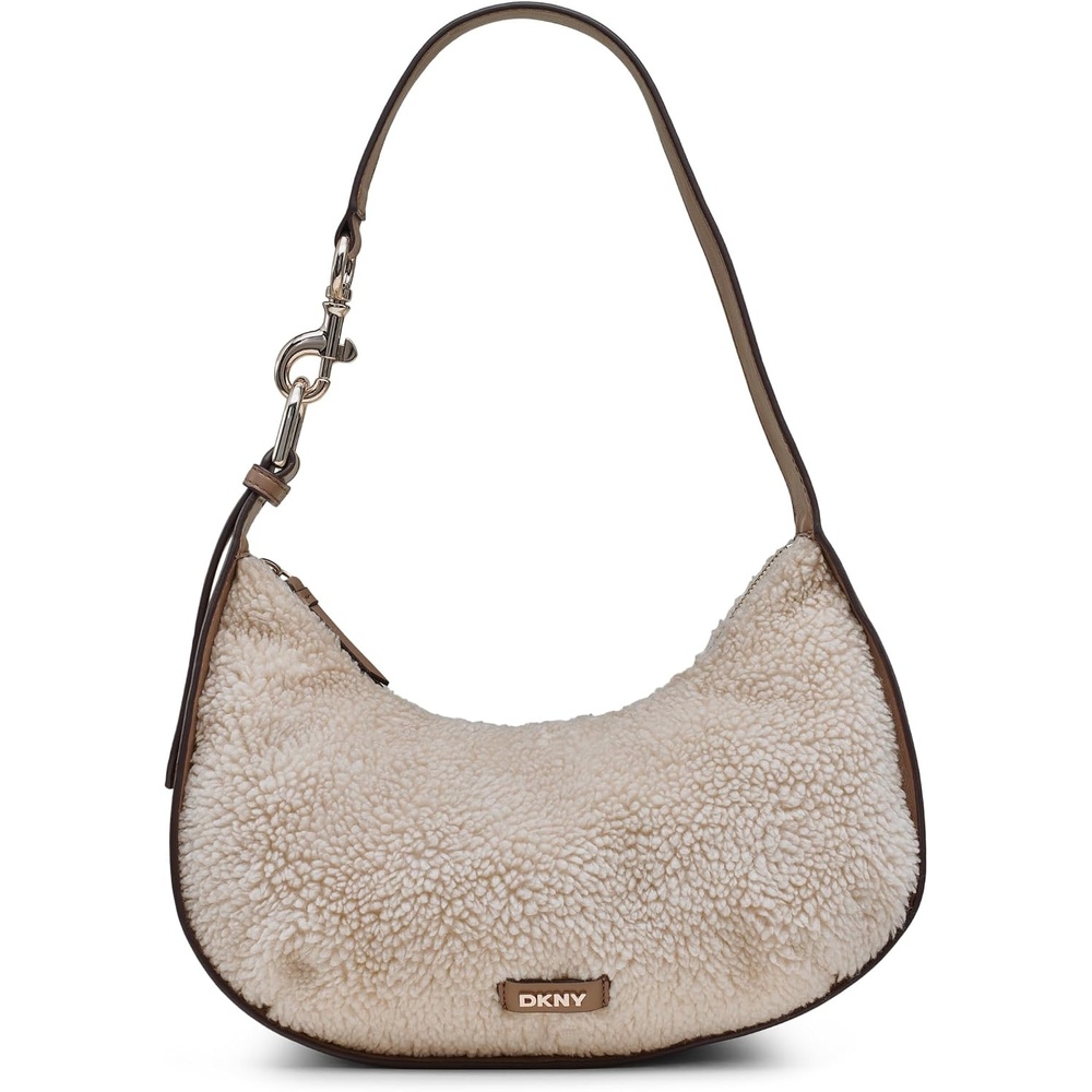image:imageDKNY Womens Thyme Hobo BagIvoryShitake