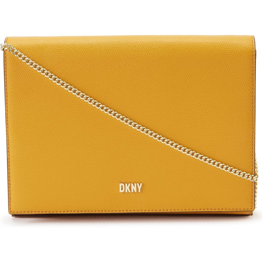 image:imageDKNY Womens Twiggy Clutch Crossbody BagSunflower