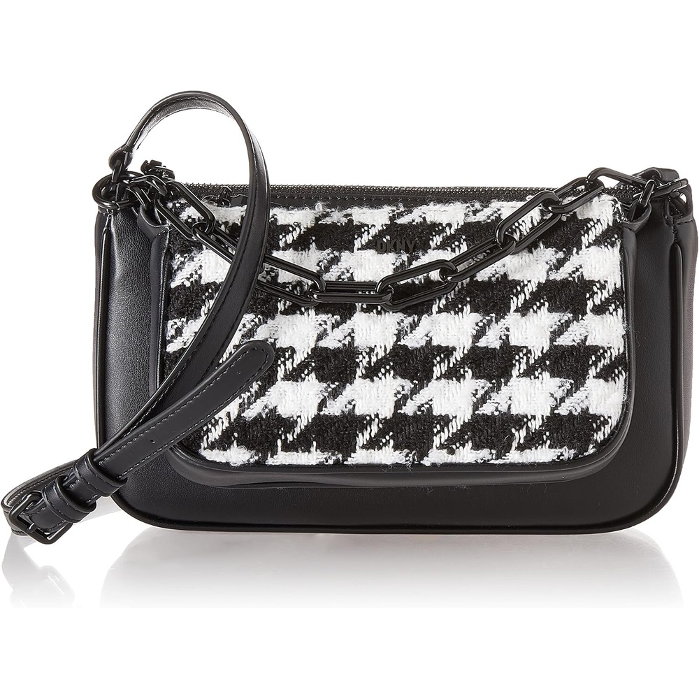 image:imageLexi Double Demi Crossbody LegacyBlackWhite Houndstooth