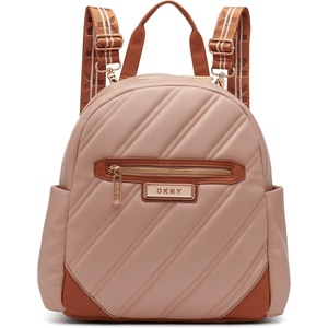 DKNY Unisex Luggage travel,Lavender,14″(Cappucino)