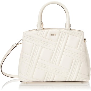 DKNY Women’s Allen Medium Satchel(Ivory)