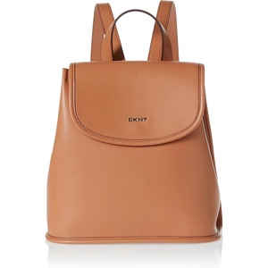 DKNY Womens Brook BACKPACK, Blk/Gold, Large US(Cashew)