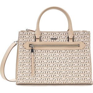 DKNY Women’s Bryant Ave Small Satchel Crossbody(Light Taupe)