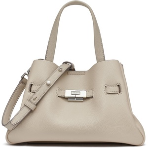 DKNY Women’s Bryar Small Satchel Bag(Light Taupe)