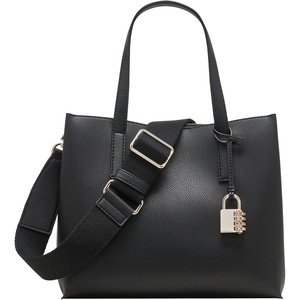 DKNY Women’s Farah Medium Satchel(Black/Gold)