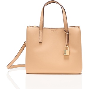 DKNY Women’s Farah Medium Satchel(Cappucino)