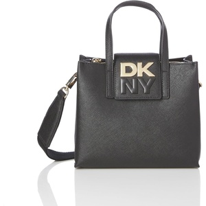DKNY Women’s Faye Satchel(Black/Gold)