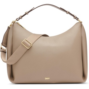 DKNY Women’s Hailey Hobo Bag(Toffee)