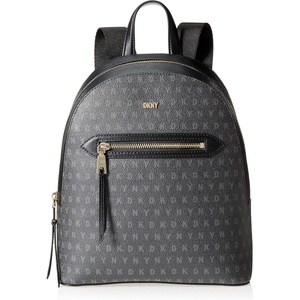 DKNY Women’s Handbags Backpack,BLK/GOLD,large(Bk Logo-bk)