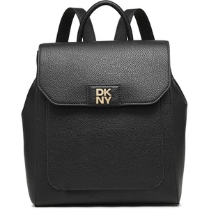 DKNY Women’s Handbags Backpack,shitake,1 size(Black/Gold)