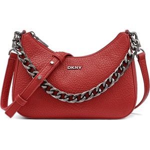DKNY Women’s Jenna Demi Crossbody(Bright Red)
