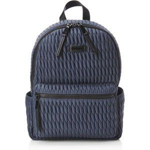 DKNY Women’s Mack Quilted Nylon Backpack,Olive,1SZ(Dark Denim)